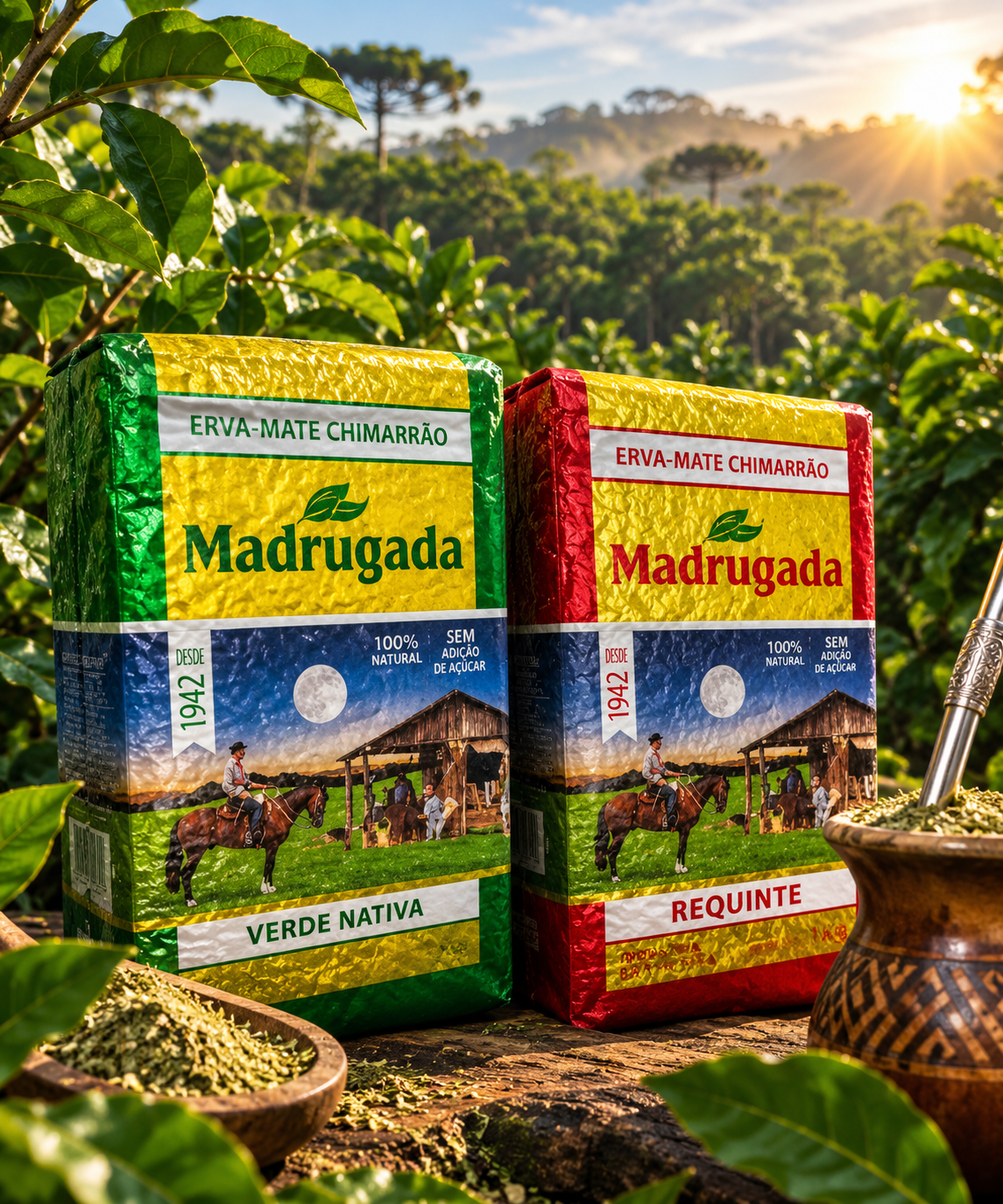 Madrugada Nativa Chimarrão - Requinte Brazilian Yerba Mate