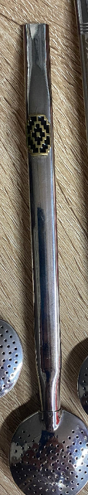 Design Stainless Steel Bombilla 23 cm - Yerba Mate & Chimarrão Straw