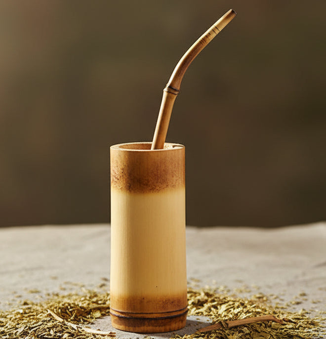 Bamboo Tereré Set – Natural Cup + Bombilla