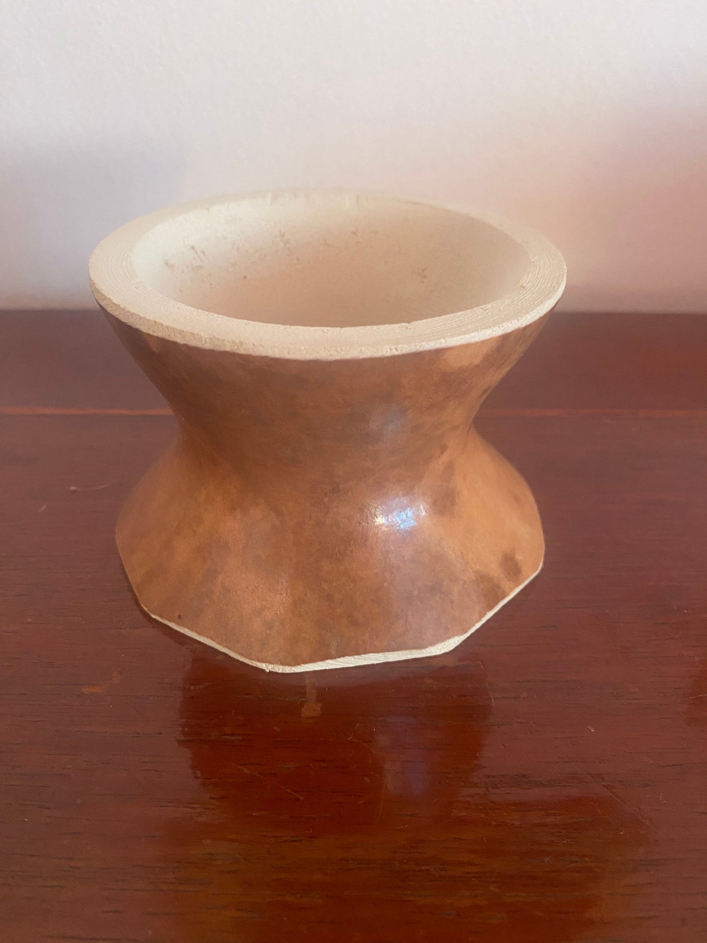 Coquinho Style Yerba Mate Gourd with Natural Base – Medium 5–6 in