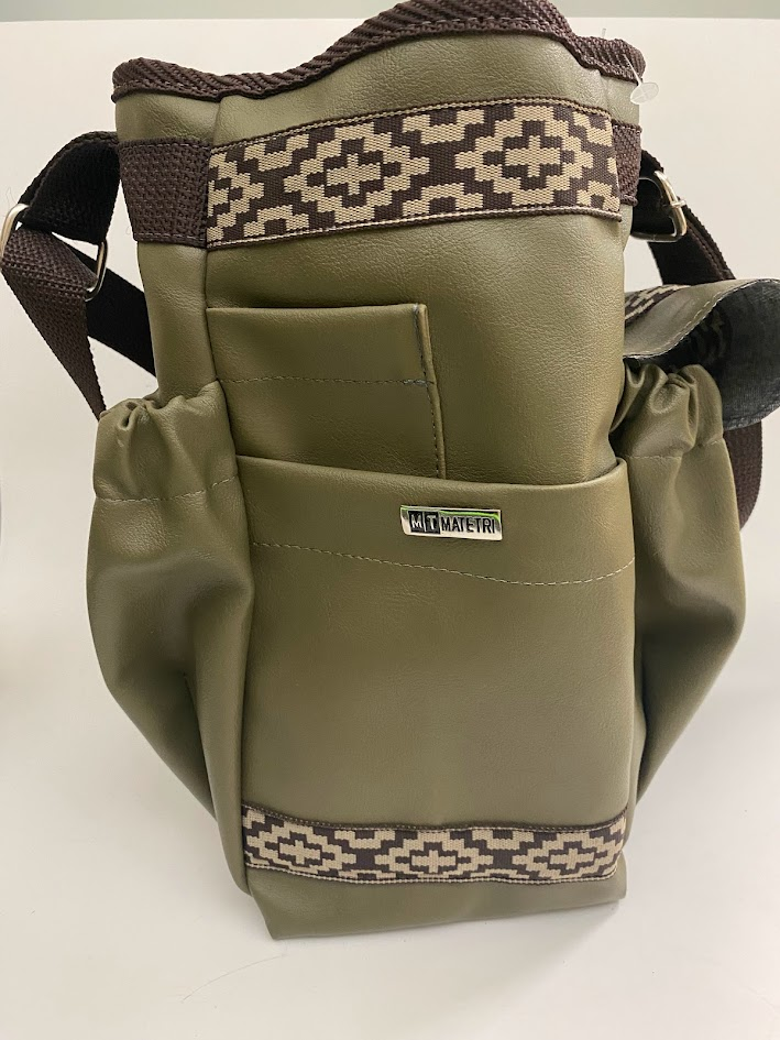 Terracotta Matera – Yerba Mate Carrying Case, Olive Green