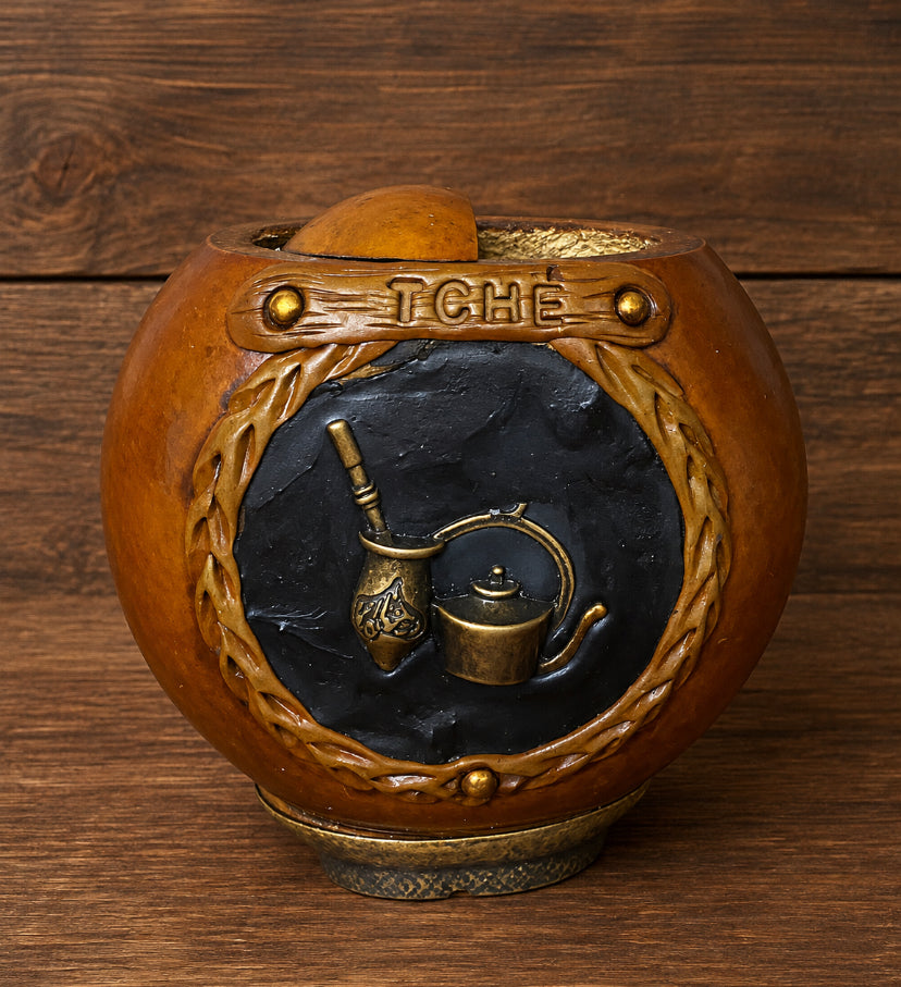 Uruguayan Gajeta (Galleta) Calabash Yerba Mate Gourd – LARGE Size