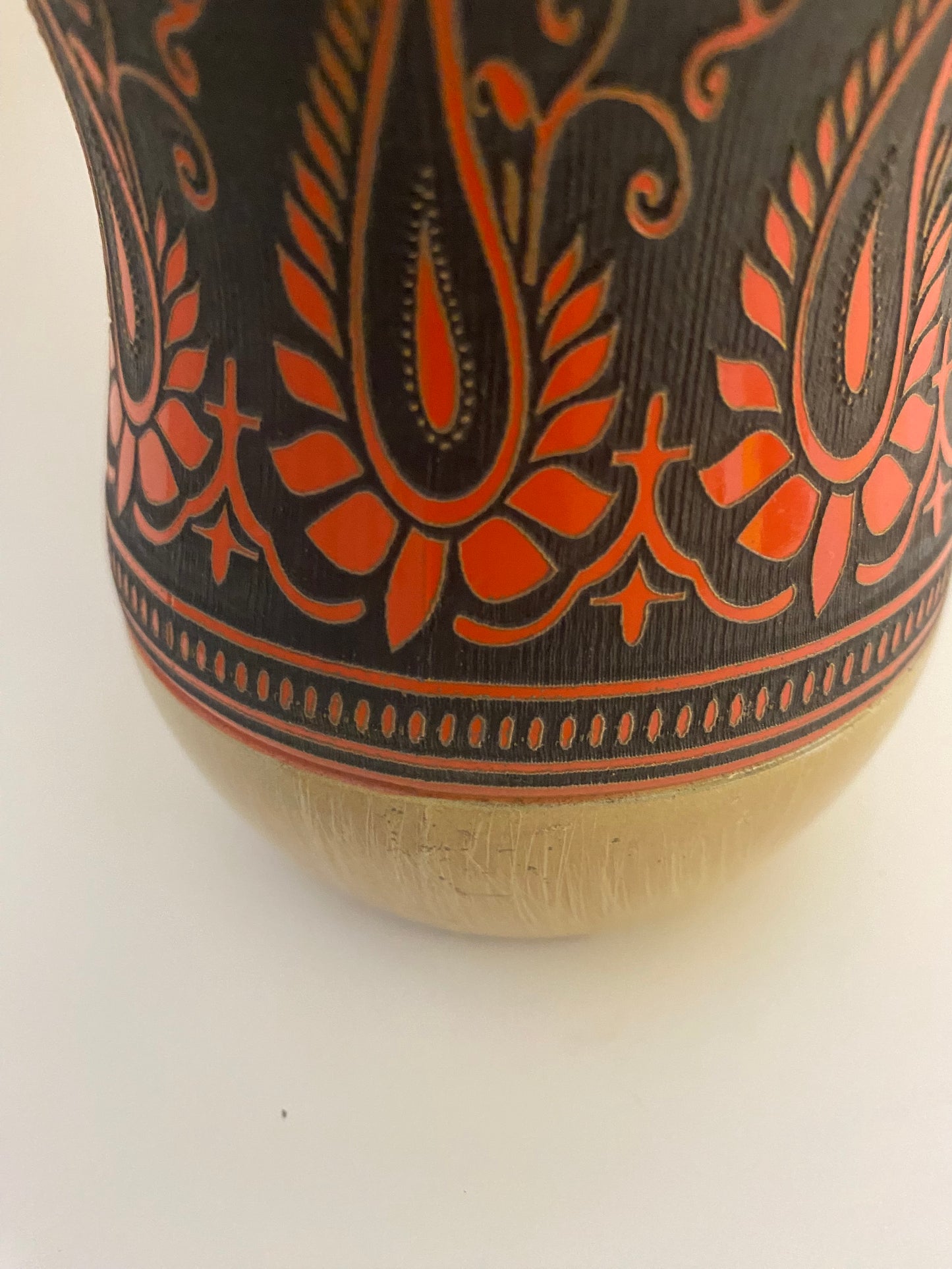 Orange blossom Tribal design