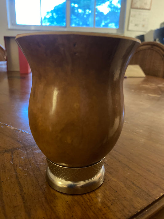 Cuia - Gourd Porongo with Stainless Base