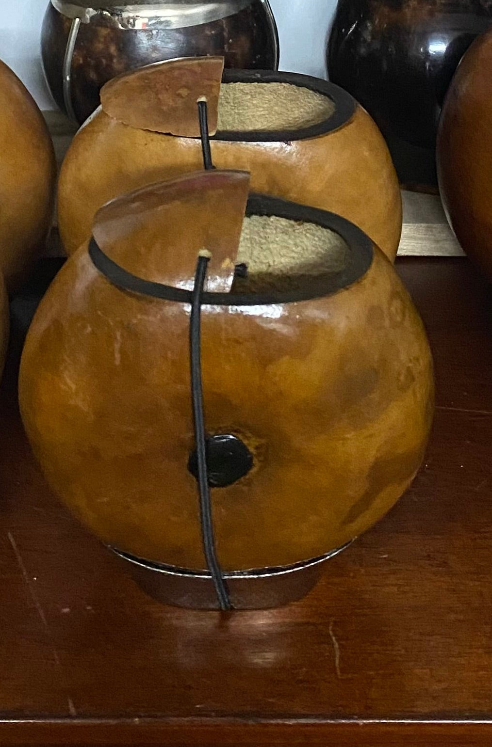 Gajeta (Galleta) Mate Gourd – Uruguayan Style - Artisan Calabash from Brazil