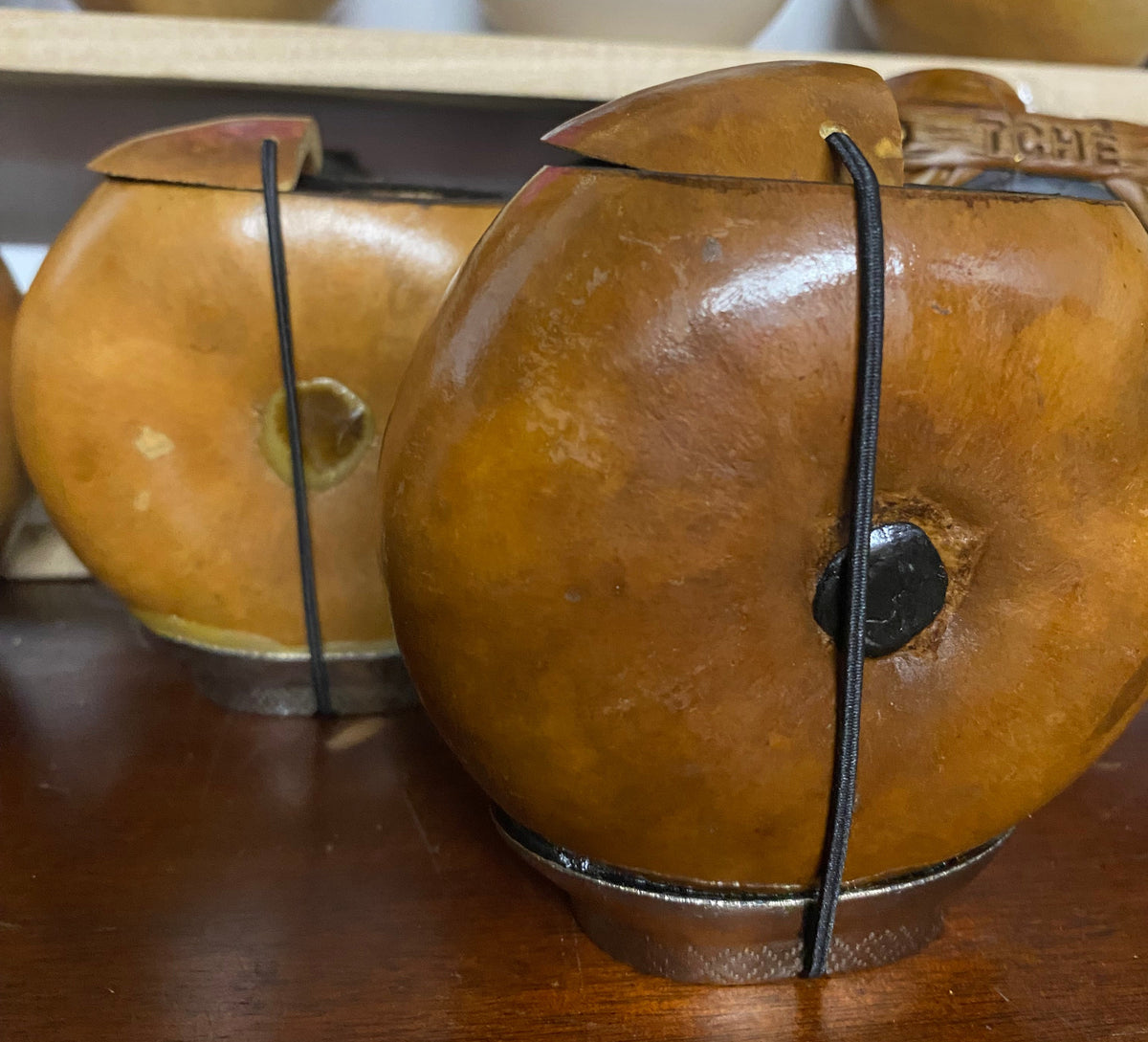 Gajeta (Galleta) Mate Gourd – Uruguayan Style - Artisan Calabash from Brazil