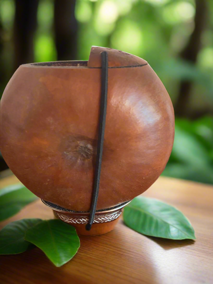 Uruguayan Gajeta / Galleta Yerba Mate Gourd with Base – Natural Calabash