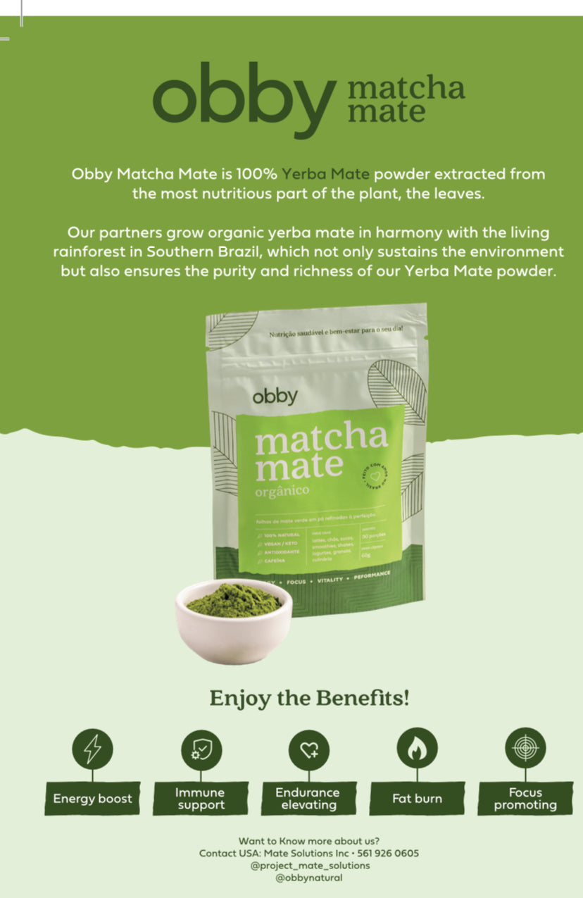 Yerba Mate Matcha OBBY