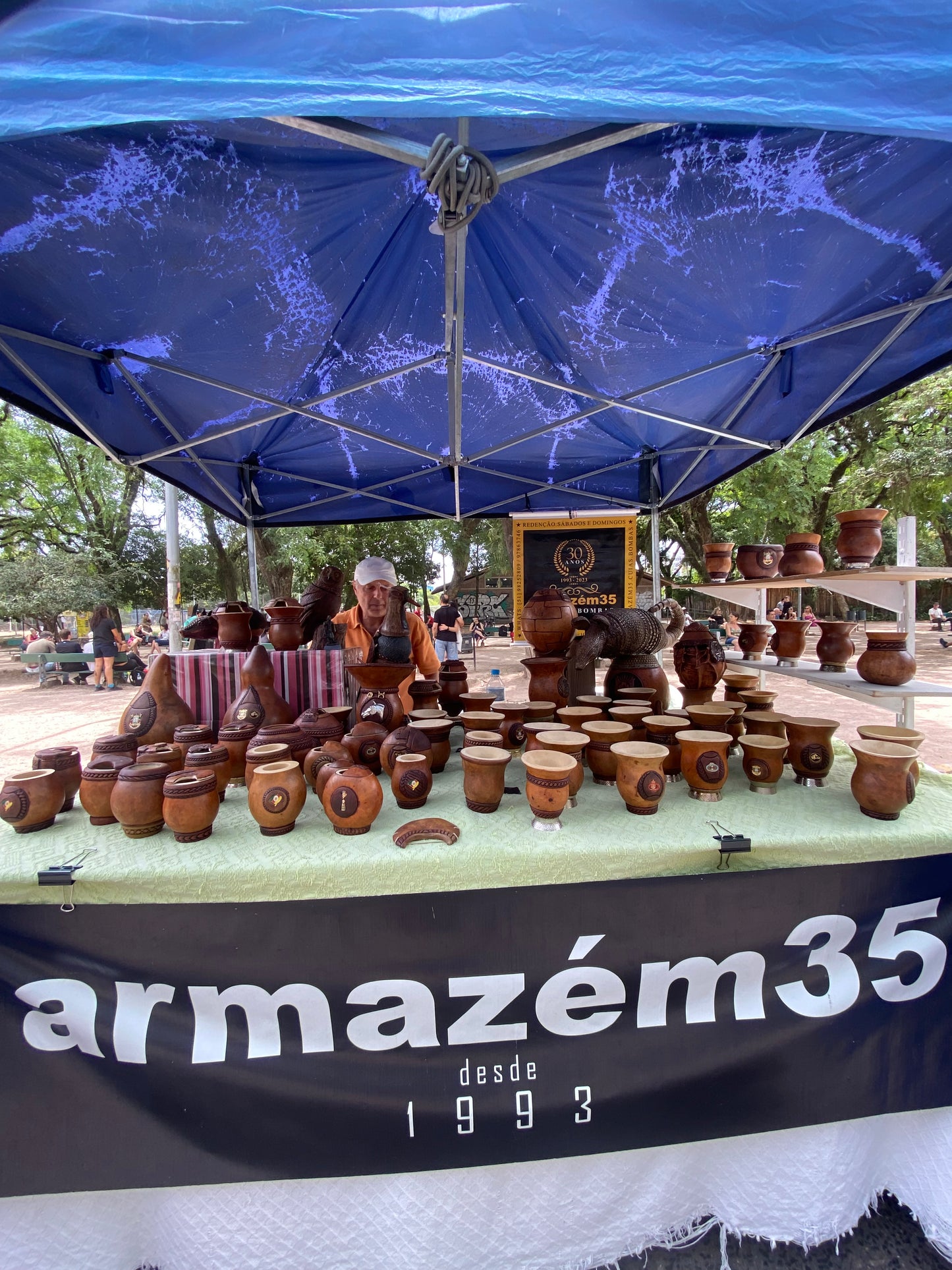 Handcrafted Calabash Yerba Mate Gourd by Alberi – Porto Alegre
