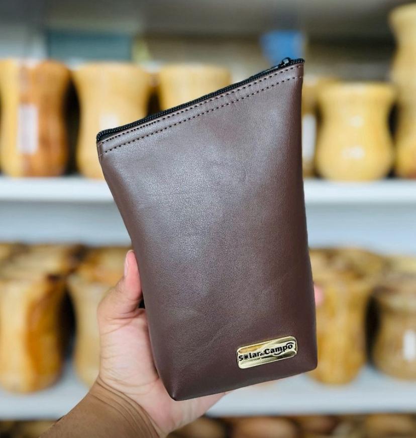 Eco-Leather Yerbera - Yerba Mate Storage Case for Everyday Carry