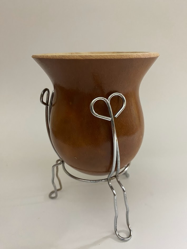 Gourd “Bago” style with Metal Base